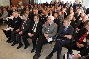Military and industry executives joined the information technology symposium in May.